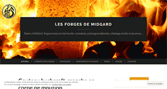 Desktop Screenshot of forgesdemidgard.com