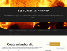 Tablet Screenshot of forgesdemidgard.com